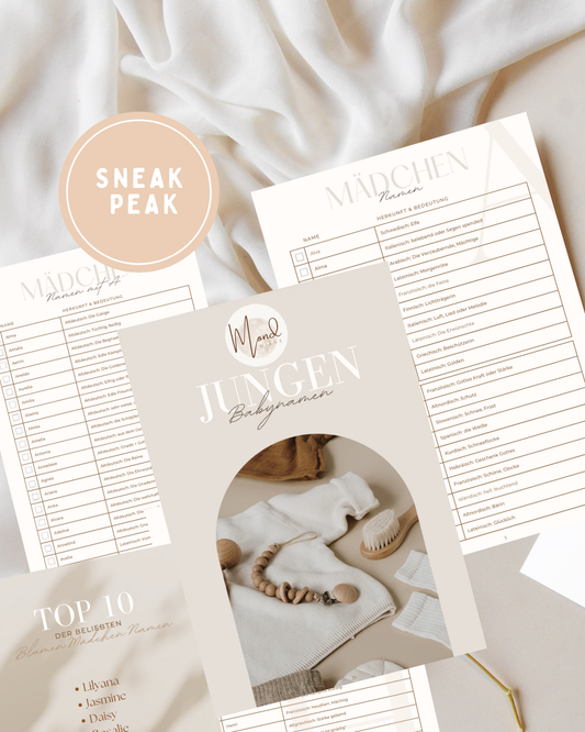 Altdeutsche Jungennamen ☁️